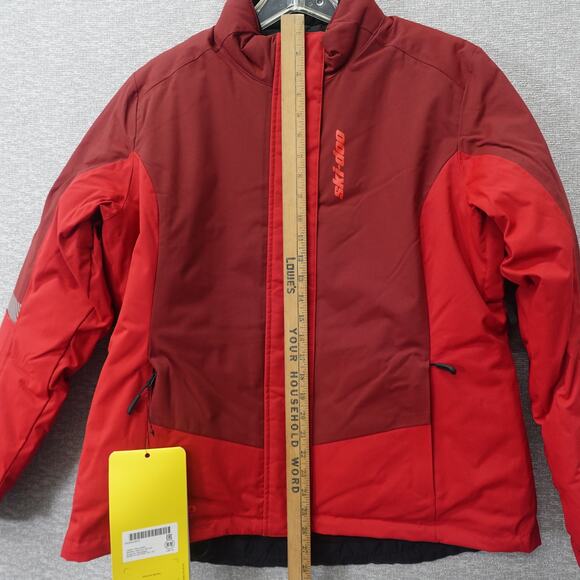 Ski-Doo Women's Vesa Snowmobiling Jacket Burgundy - L - Picture 5 of 15